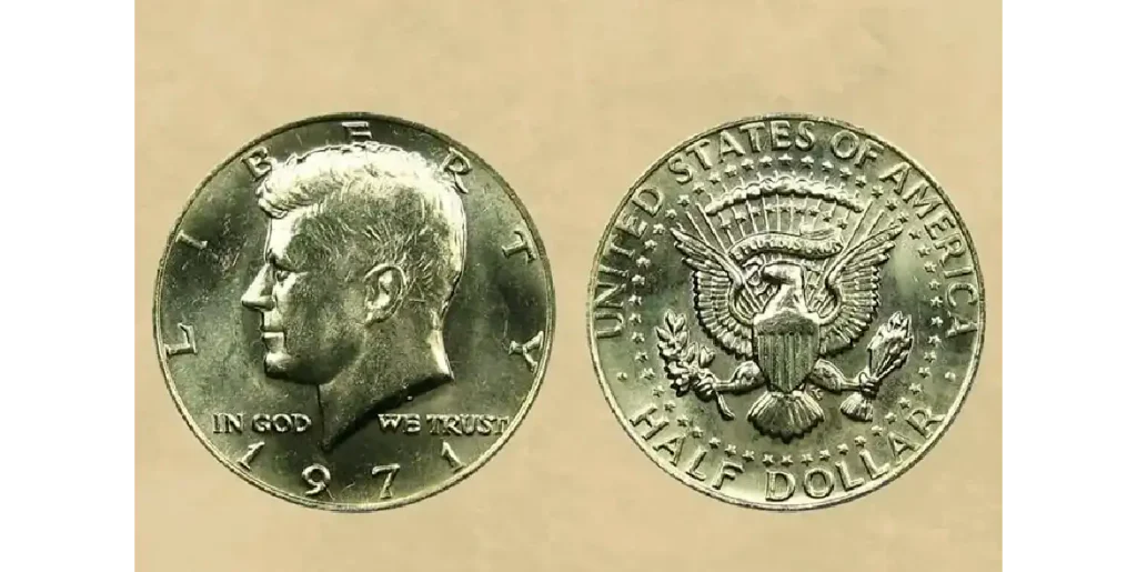 No mint mark Kennedy half dollar.
