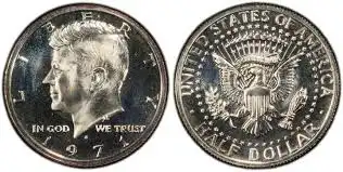 1971-S 50C (Proof) Kennedy Half Dollar.